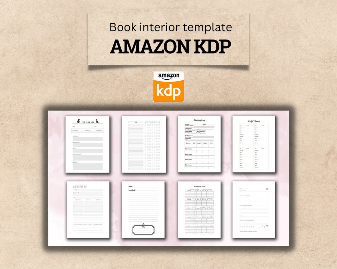 KDP Interior Template | Amazon KDP Book Interior Template | Lined ...