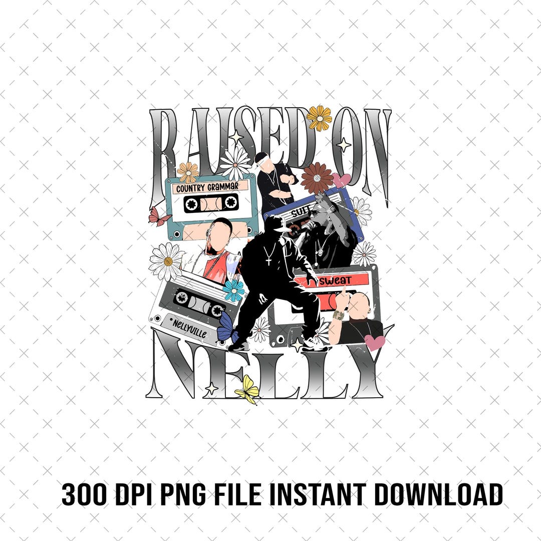 NELLY Where the Party at Png Bundle, Rapper, Hiphop, Retro, 90s Vintage ...