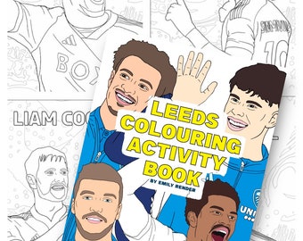 Leeds United Inspired Colouring/ Activity Book