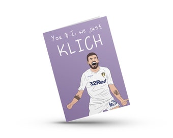 A5 Leeds United Legend,  You & I Klich Card