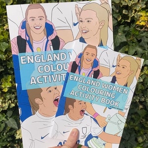 England Women, Lionesses Colouring/Activity Book