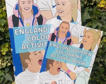 Inglaterra Mujeres, Leonas Libro para colorear/actividades