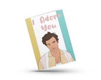 A5 Harry Styles, Adore You Card