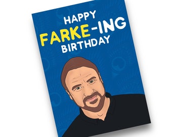 A5 Leeds United, Daniel Farke Birthday Card