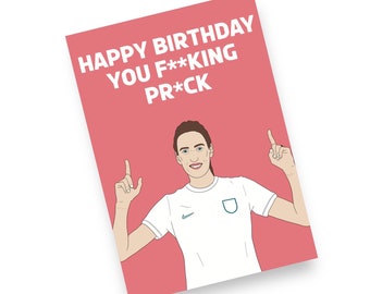 A5 England Lioness, Jill Scott Birthday Card