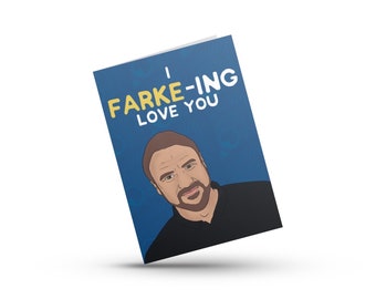 A5 Leeds United, Daniel Farke Love You Card