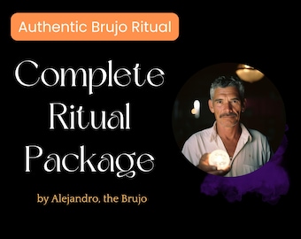 Complete Ritual Package Brujo Spiritual Spell Clear Heal Confidence Calm Home Work Career Money Finance Love Partner Wealth Protection Latin