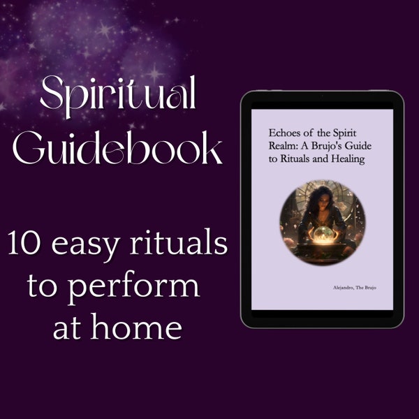 Spiritual Guidebook, A Brujo's Guide to Rituals and Healing by Alejandro, Authentic Latin American Spirituality