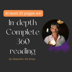 Complete 360 Reading 20 Pages In-Depth Psychic Reading guidance future prediction love psychic guidance questions by Alejandro the Brujo