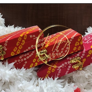 Jaipuri Bhandej Gift Boxes For Rakhi Festival Gift,Indian Cash Boxes,Return Gift,Jewelry Storage Box Sweet Box,Money Box,Wedding Shagun Box