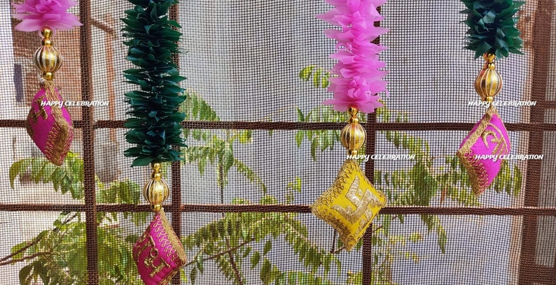 Enchanting Indian Festivities-Shubh Labh Jasmine Strings, Mehndi & Haldi Elegance, Diwali Delights, Housewarming Gifts, with Free Shipping image 5