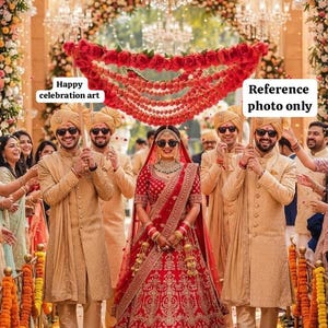 4x6  Feet  Full Red Flower Bridal Entry Chadar, Indain Wedding Decoration, Bridal Entry New Idea, NRI Bride Entry Decoration,  Nikha Entry