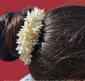 Artificial Jasmine Bridal Hair Gajras, ,Haldi Holud Jewelry,Mayoon Jewelry, indian floral jewelry, Mehndi Jewelry,Gajra Accessories