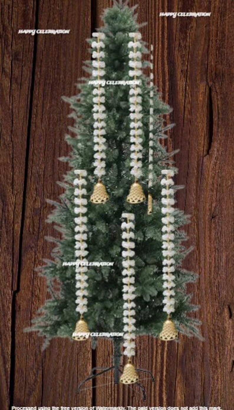 Artificial Mogra Bell Fluffy Creeper Garland Perfect for Holi, Muslim