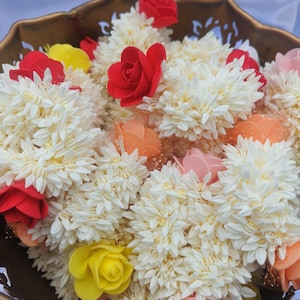 Scented Jasmine Flower Gajra: Bridal Bun Veni Hair Accessory