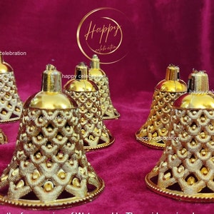 Shop Now Beautiful Golden Bells For Christmas Decoration,Tree Decoration With Strong Plastic Bells Kids Bed Room Decoration,Party Decoration