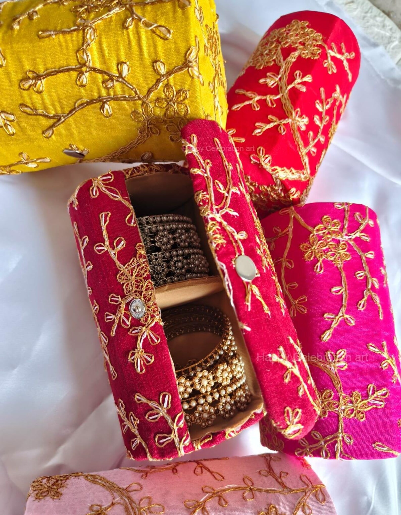 Bangle Box Color Lot of 10-100 Indian Bangle Boxes | Jewelry Boxes| Wedding Favors ...