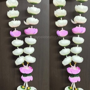 Varmala Peony Flower Engagement Garlands, Wedding Mala, Honor Mala, Jaimala , Sagan Mala, Bride & Groom Mala Free Shipping .