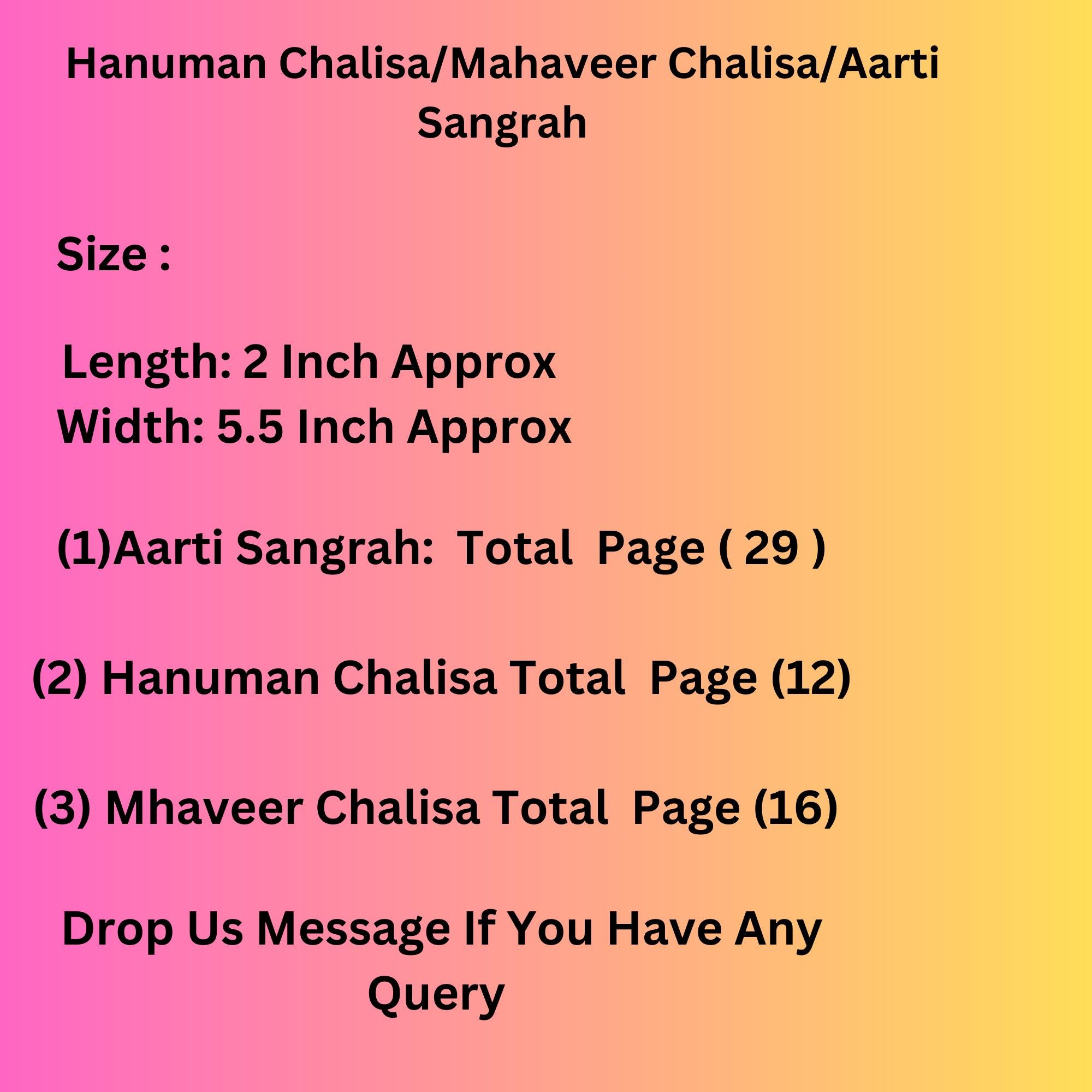 Wooden Pocket Hanuman Chalisa: Ancient Manuscript Aarti Sangrah