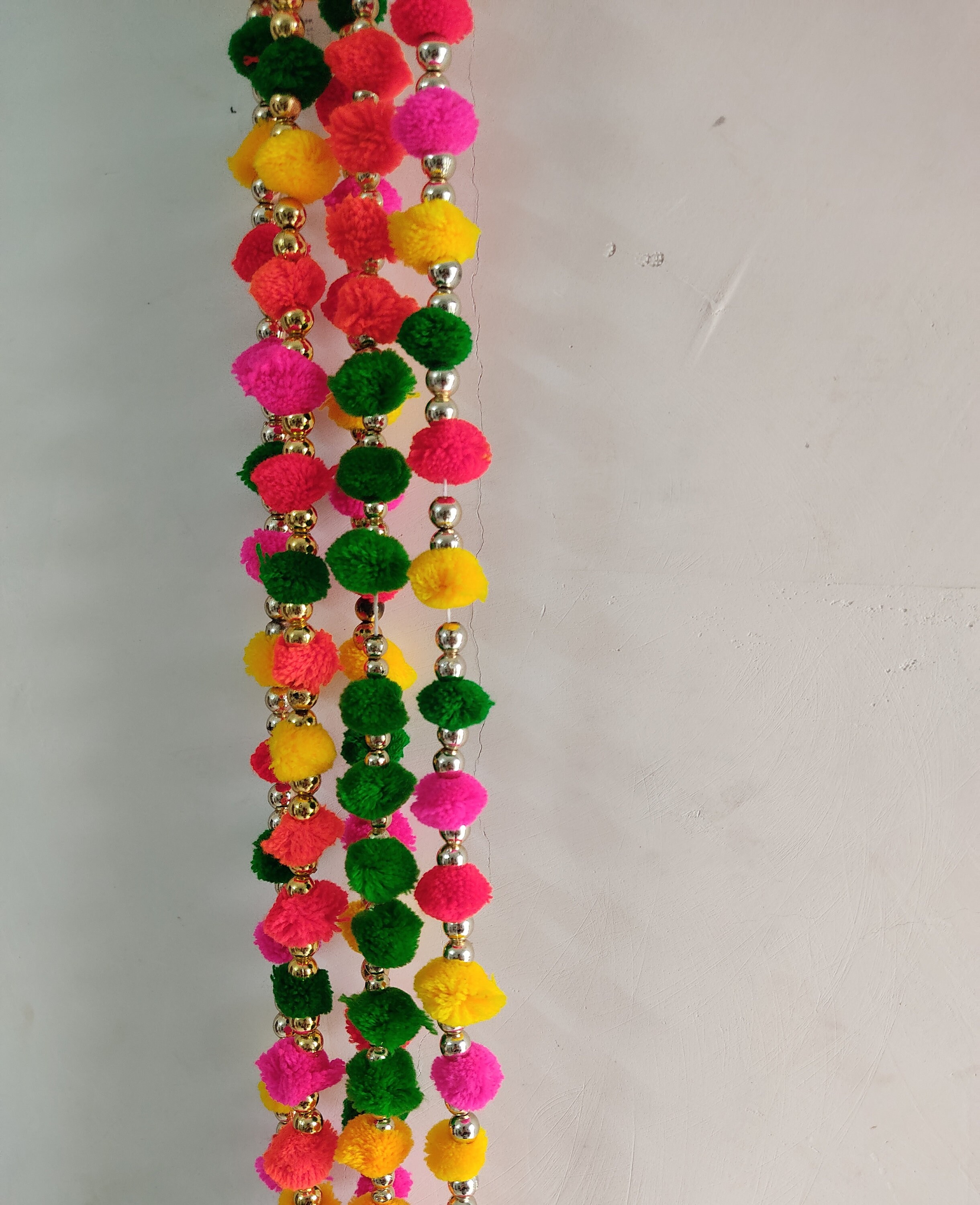 Boho Chic Pom Pom Bell String,colorful Diwali & Christmas Decorations ...