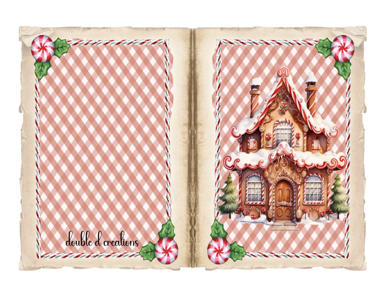 Gingerbread Printables - Etsy