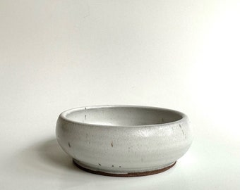 White Ceramic Dish | Handmade Pottery | Catch All Dish | Modern Home Decor | Jewelry Dish | Bowl