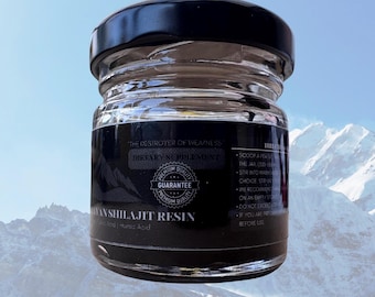 100% Pure Himalayan Shilajit Resin - 30g | Vegan | Superfood | UK Supplier