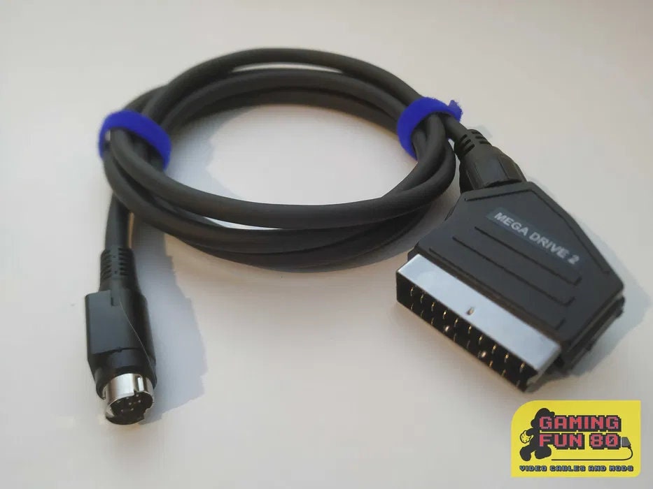 Sega Mega Drive 2 - RGB Csync Scart Cable - Etsy