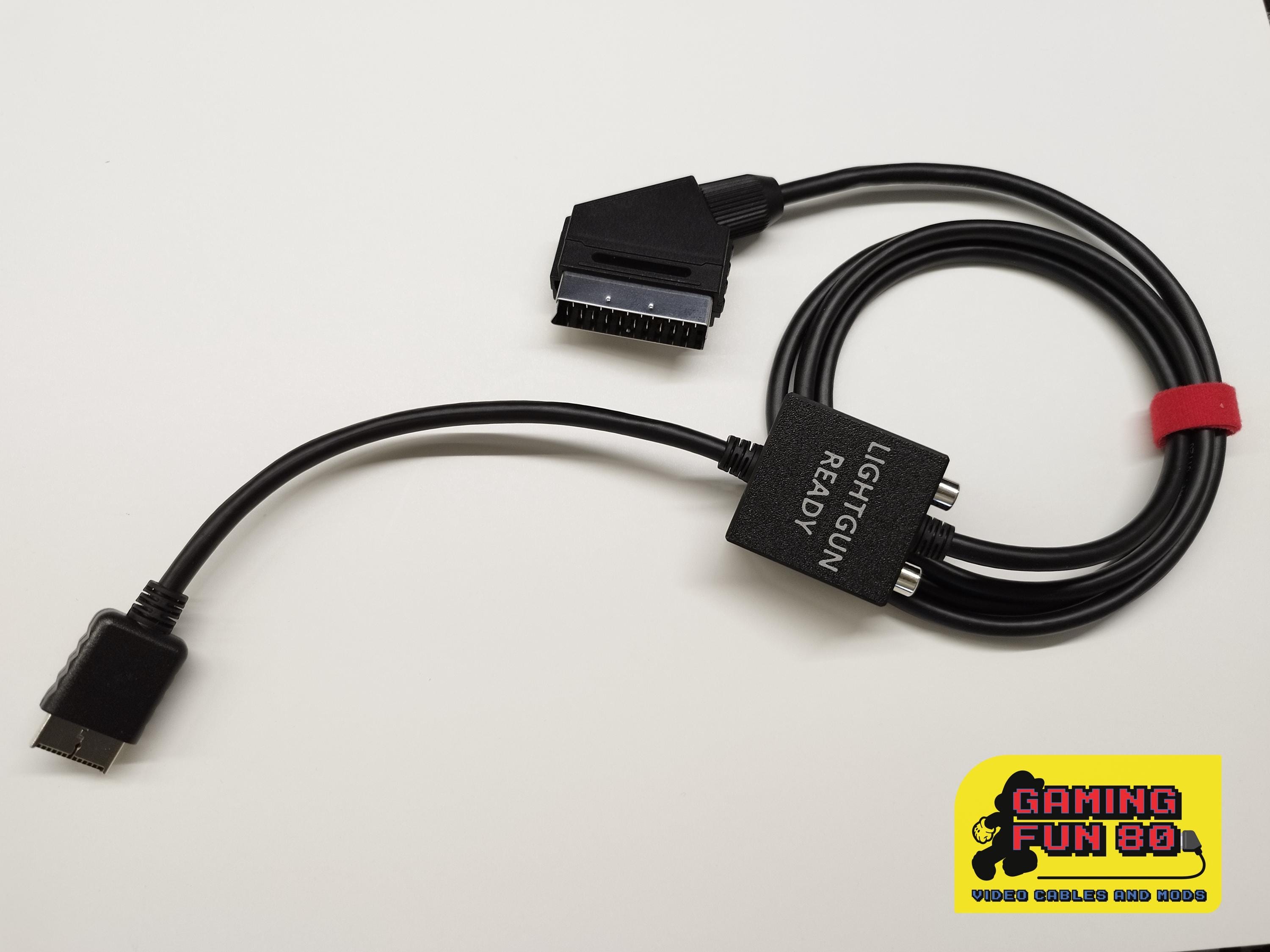 Sony Playstation 2 - RGB Csync Guncon Scart Cable - Etsy