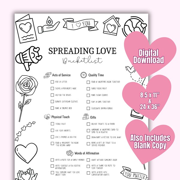 Bucket List Printable - Etsy