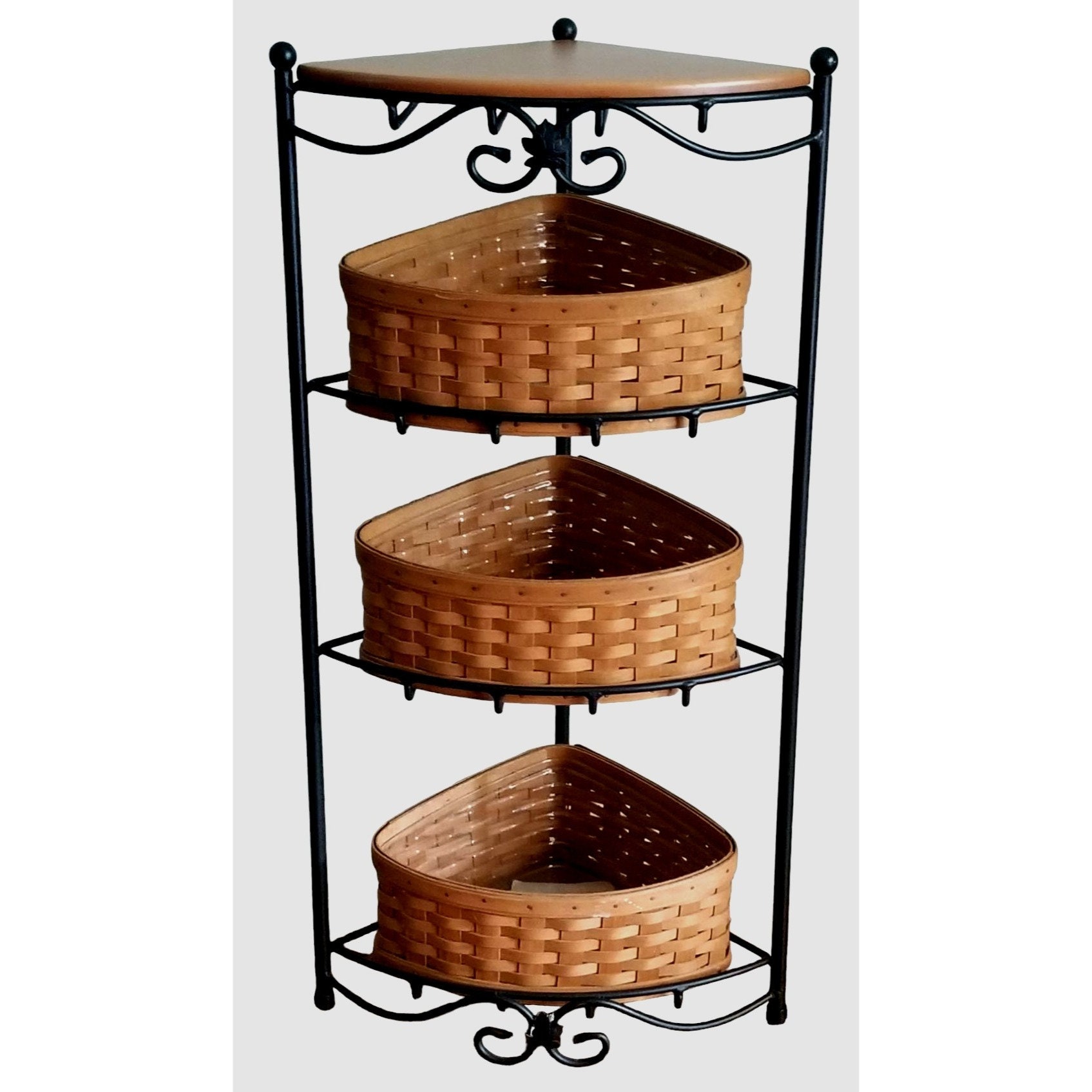 Longaberger wrought iron bakers rack sale