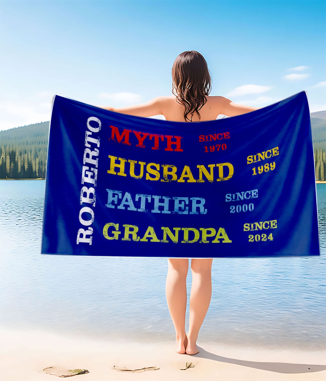 A Father's Teachings Beach Towel