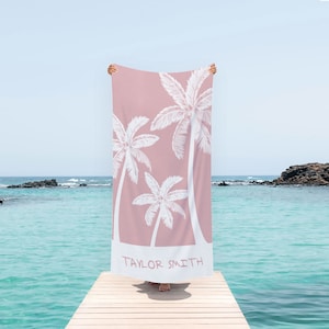 Dqueduo Oversized Beach Towel - 30 x 60 Inch Extra Large Pool Towel, Soft  Absorbent Fluffy Jacquard Beach Towel, Plush Cotton Bath Towels, Thick Swim