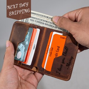 Regalo para papá, billetera personalizada para hombre, regalo del día del padre, regalo personalizado para él, regalo para novio, regalo para esposo