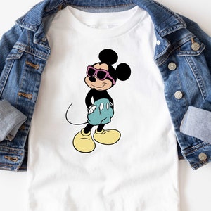 Mickey Mouse Shirt, Retro Cartoon Shirt, Kids Shirt, Toddler Disney Tees, Disney Vacation T-Shirt, Mickey Gift Tee,  Disneyworld Shirt