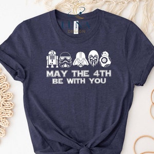 Star Wars May The 4th Be With You Camisa, Camiseta de Disneyland, Camisa de fan de Star Wars, Mayo la cuarta camiseta, Camisa Galaxy's Edge, Regalo para fan de Star Wars