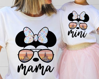 Mama Shirt, Mini Shirt, Mothers Day Shirt, Mommy And Me Shirts, Disney Shirt, Mom and Daughter Shirt, Minnie Shirt, Grandma Shirt