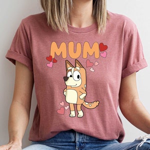 Bluey Family, Mum Dog Birthday Party Shirt, Disney Shirt, Chili Shirt, Family Shirt, Chilli Mum Shirt, Disney Gift Tee, Mom Shirt,Disney Tee