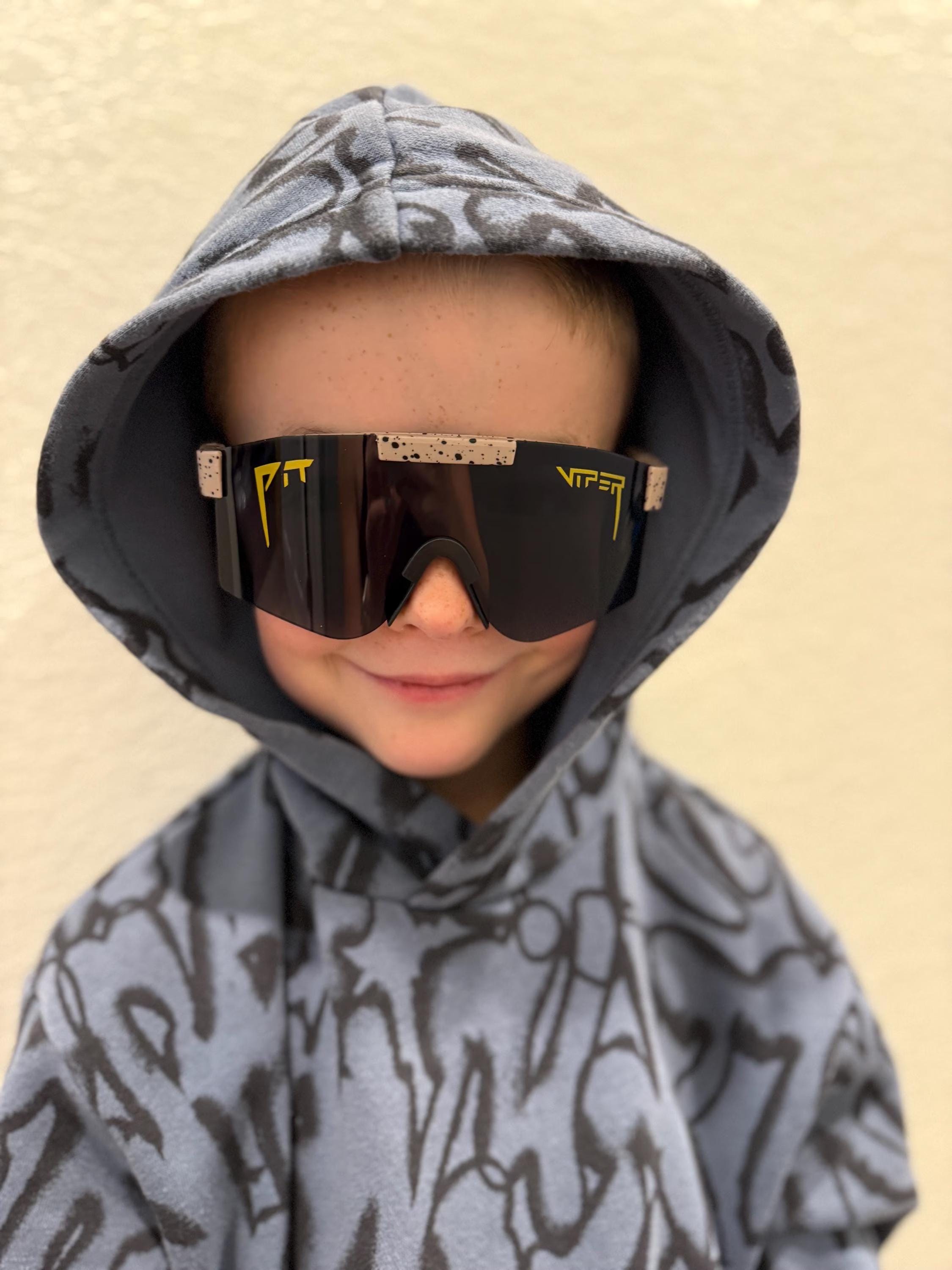 Pit Viper Black and Yellow Kids Cap Pit Viper Pit Viper The Double Wides Sun Glasses - Soccer  main image 3