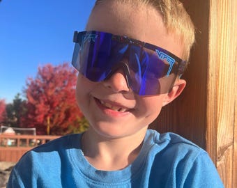 Blue + Purple pit sunglasses