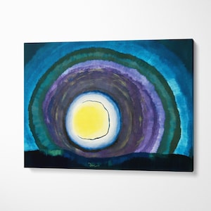 Arthur Dove&#39;s Sunrise III Famous Oil Painting Reproduction, Classic Art Canvas Wall Art Print