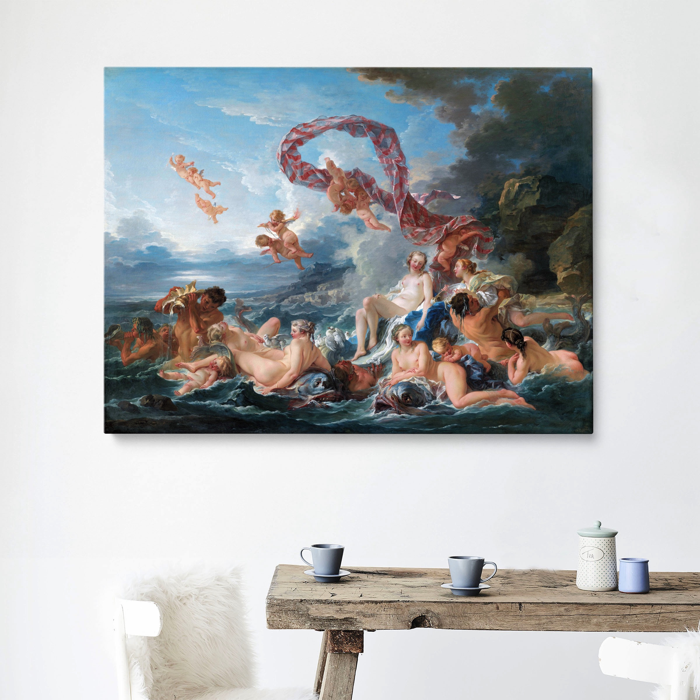 Francois Boucher's the Triumph of Venus (1740) Famous Painting