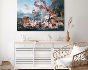 Francois Boucher's the Triumph of Venus (1740) Famous Painting