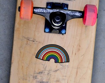 LGBTQ+ Progress Rainbow Sticker | Waterproof Die Cut | Queer Pride Flag Art (3" x 1.75")