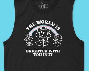 Trans Pride Tank Top | LGBTQ Unisex Affirmation Apparel