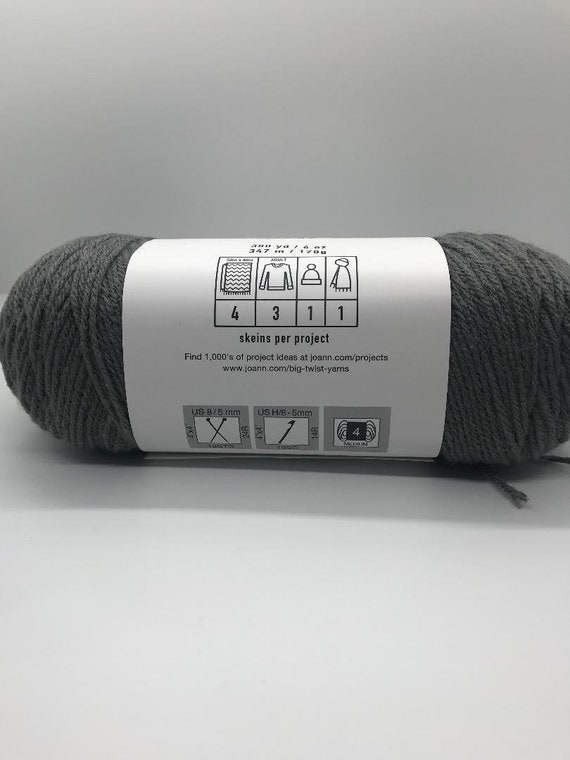 Lot Of Preowned 3 Not full Skeins different shades of Grey yarn