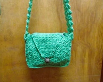 Crochet Box Stitch Purse Pattern: Adjustable Shoulder Bag (PDF Pattern)