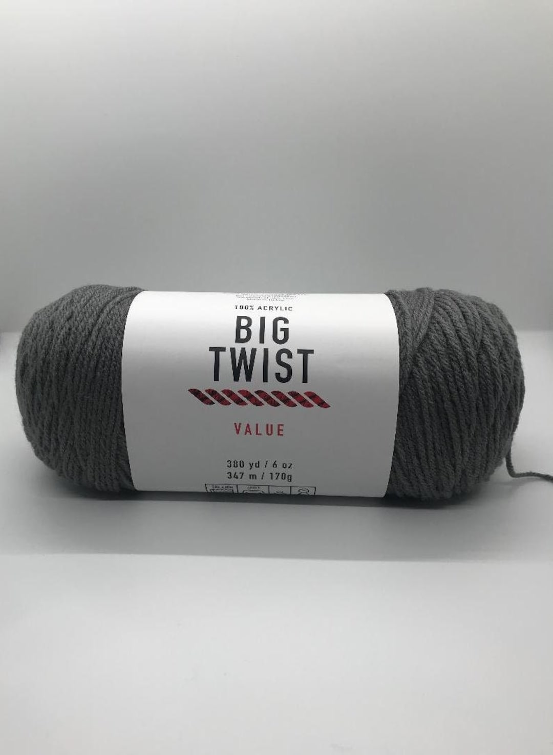 Big Twist 6oz Light Weight Acrylic 219yd Shine - White - Big Twist Yarn - Yarn & Needlecrafts
