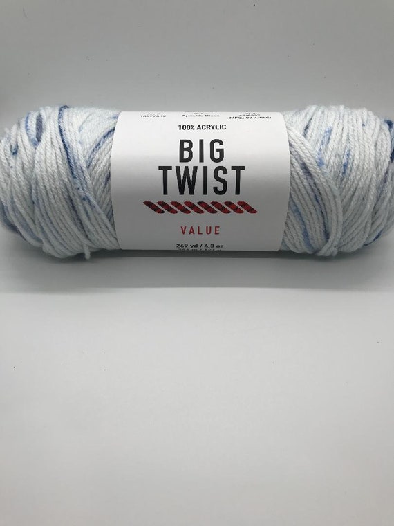 4.3oz Print Medium Weight Acrylic Value Worsted Yarn by Big Twist