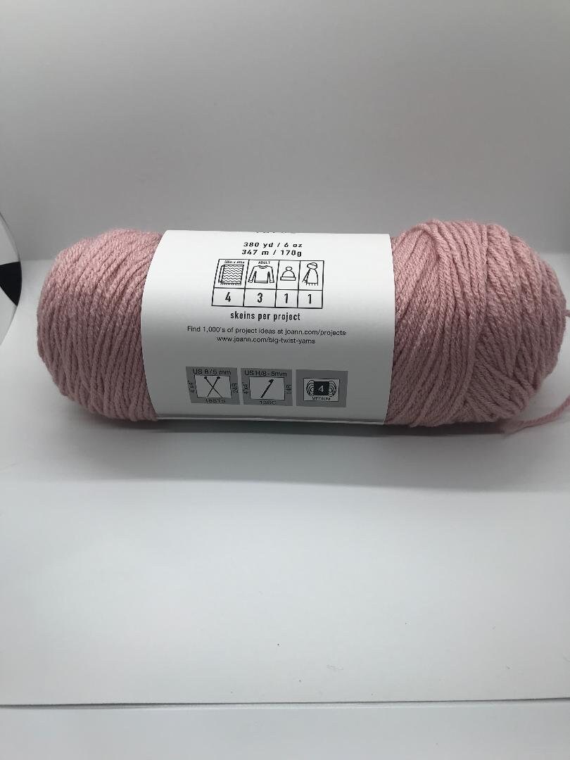 Big Twist 6oz Solid Medium Weight Acrylic 380yd Value Yarn - Ivory - Big Twist Yarn - Yarn & Needlecrafts